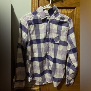 American eagle purple flannel